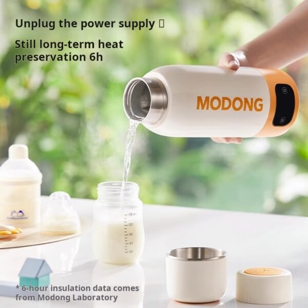 A2-MODONG Water Boiling Cup Vacuum Portable Electric Heating Insulation - MODONG Travel Kettle, special discount for new users, clearance sale.