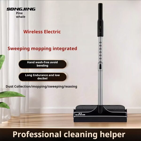 【Singapore Fast Delivery】"SONGBIRD Electric Mop – All-in-One Smart Floor Cleaner with Sweeping & Mopping, Long Battery Life, Time-Saving & Effortless Cleaning Solution"