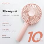 【Singapore Fast Delivery】"Soleus Handheld Mini Fan, USB Portable Personal Cooling Device, Quiet and Cute, Ideal for Students, Dorms, Offices, Long Battery Life, Powerful Desktop Cooling Fan."