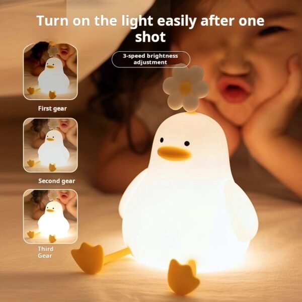 🇸🇬 Singapore Fast Delivery Silicone Night Light – Bedroom Sleep Lamp for Kids' Room, Ambient Sensor Light